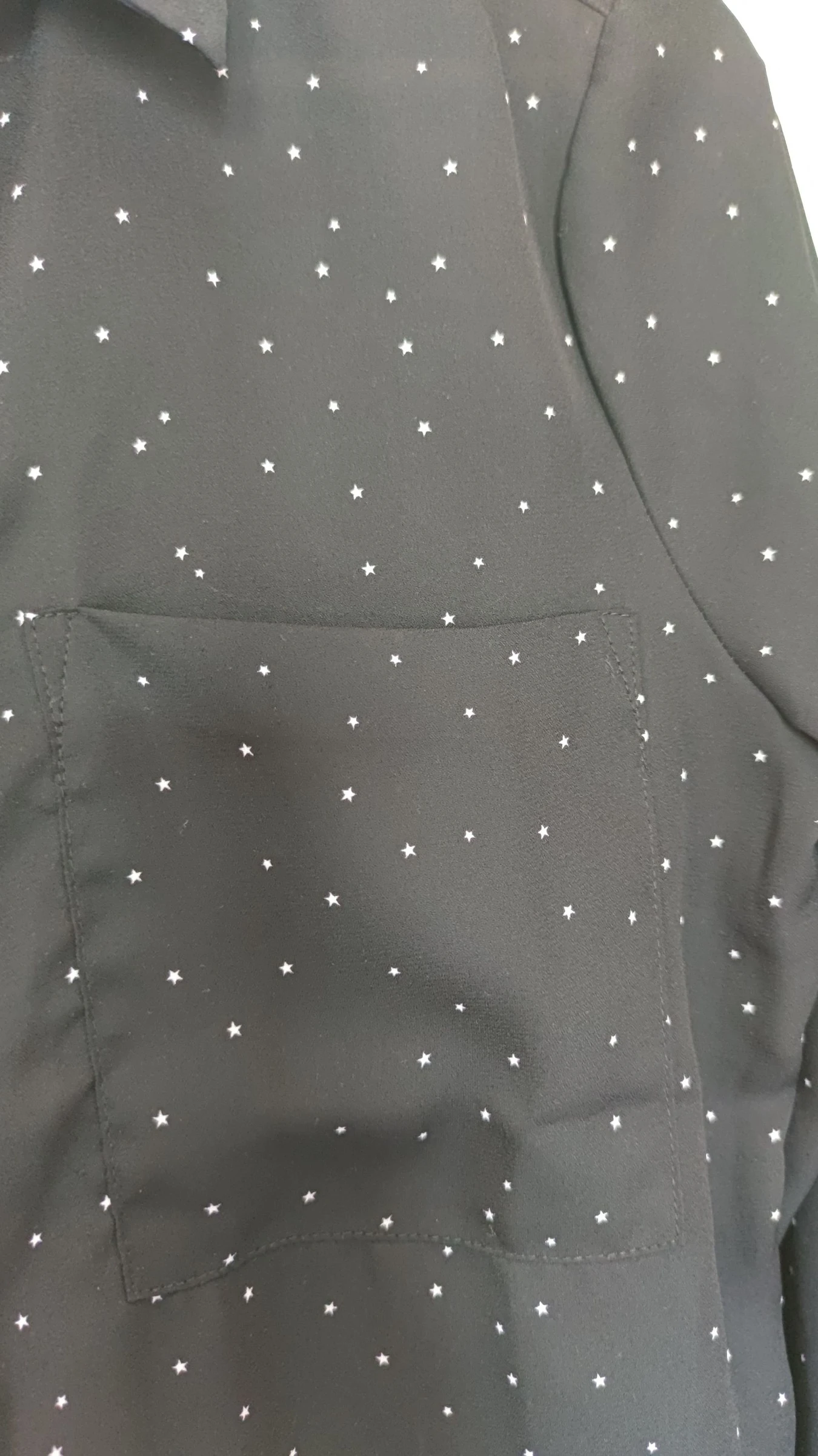 Camisa negra estrelinhas mulher Lefties Tamanho P/36 – photo 4